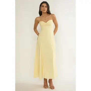 Rowie Maxi Dress (butter) - GEORGE-MARY'S