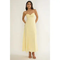 Rowie Maxi Dress (butter) - GEORGE-MARY'S