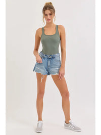 Reeves High Rise Denim Shorts - GEORGE-MARY'S