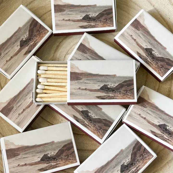 Ocean Scene Vintage Landscape Matches