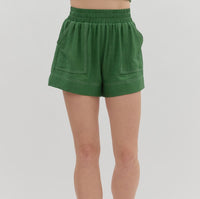 Fern Exposed Stitch Shorts