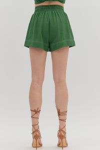 Fern Exposed Stitch Shorts