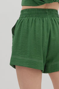 Fern Exposed Stitch Shorts