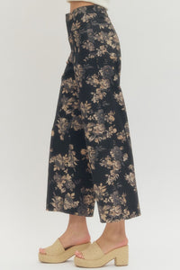 Floral Wide Leg Pants