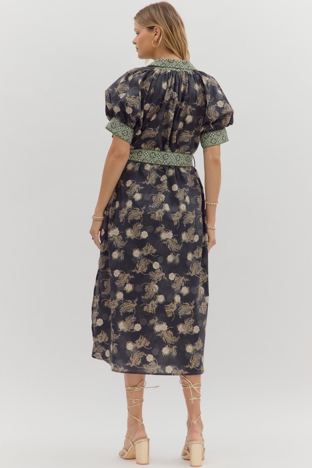 Charlotte Navy Floral Dress