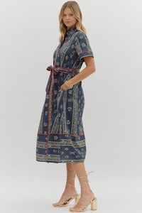 Emily Floral Midi Dress
