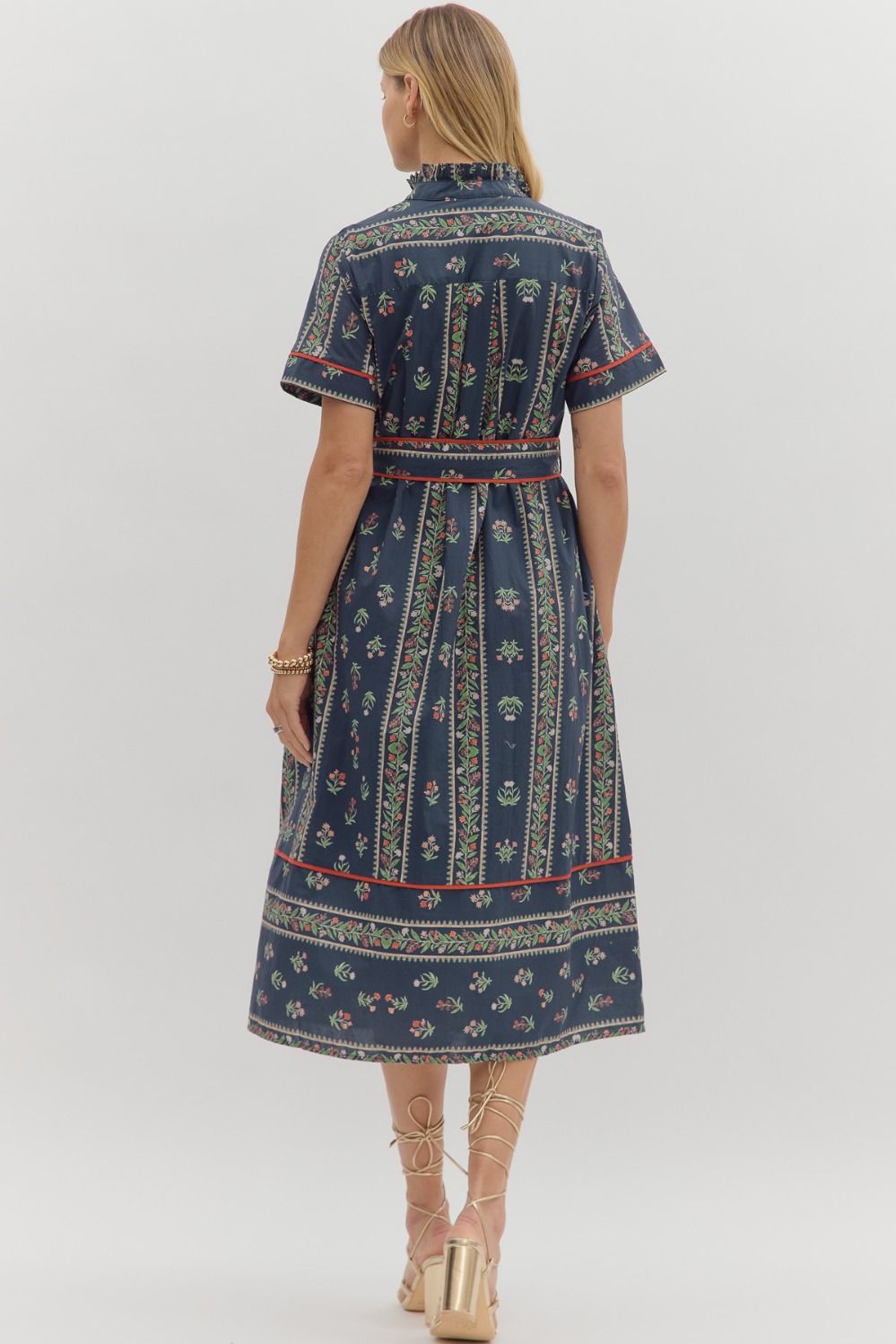 Emily Floral Midi Dress