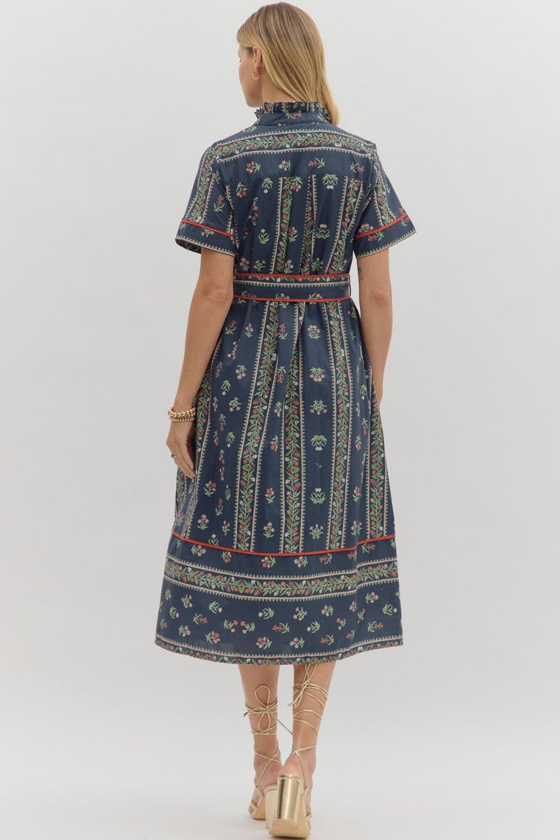 Emily Floral Midi Dress
