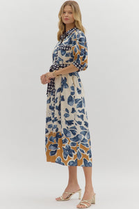 Amelia Floral Midi Dress