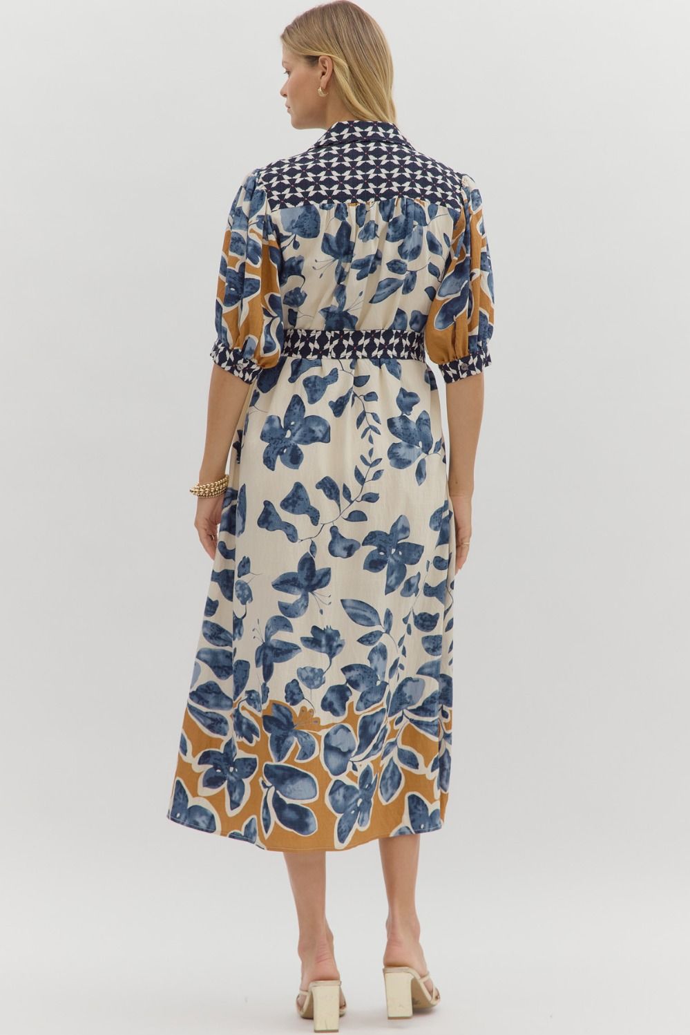 Amelia Floral Midi Dress
