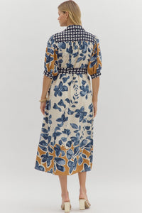 Amelia Floral Midi Dress