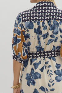 Amelia Floral Midi Dress