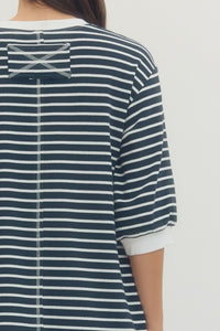 High Tides Marina Dress (navy) - GEORGE-MARY'S