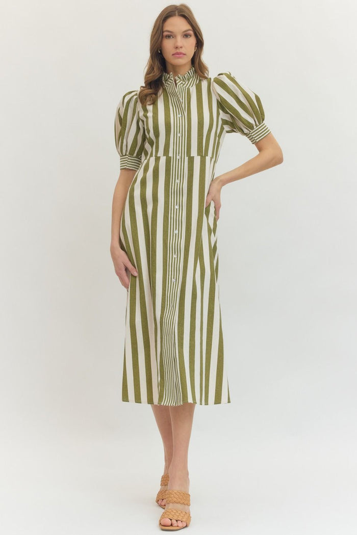 Olivia Striped Dress