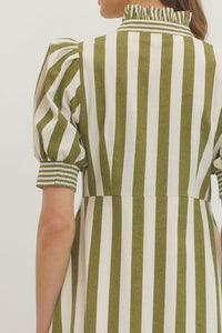 Olivia Striped Dress