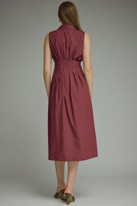 Rowan Midi Dress (wine)