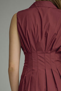 Rowan Midi Dress (wine)