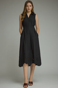 Rowan Midi Dress (black)