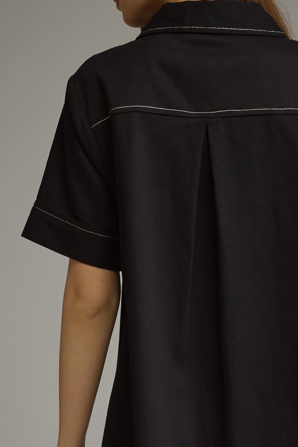 Dex Contrast Stitch Dress