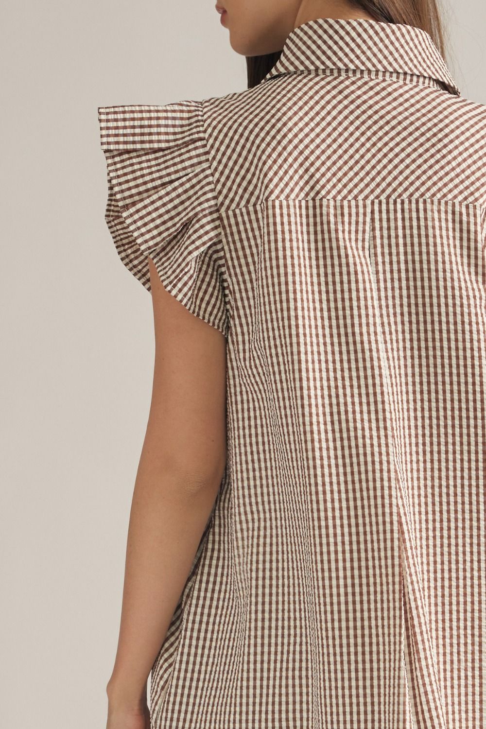 Gingham Ruffle Dress