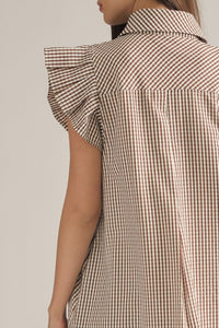 Gingham Ruffle Dress