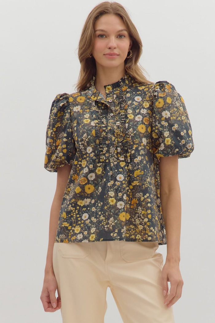 Melanie Floral Blouse