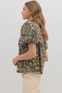 Melanie Floral Blouse