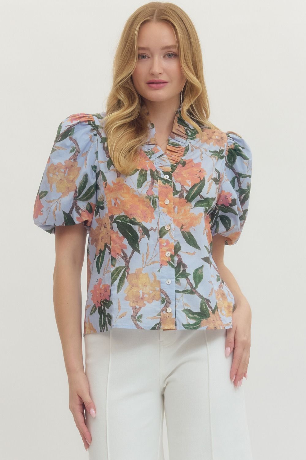 Genny Floral Blouse - GEORGE-MARY'S