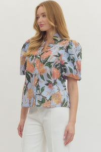 Genny Floral Blouse - GEORGE-MARY'S