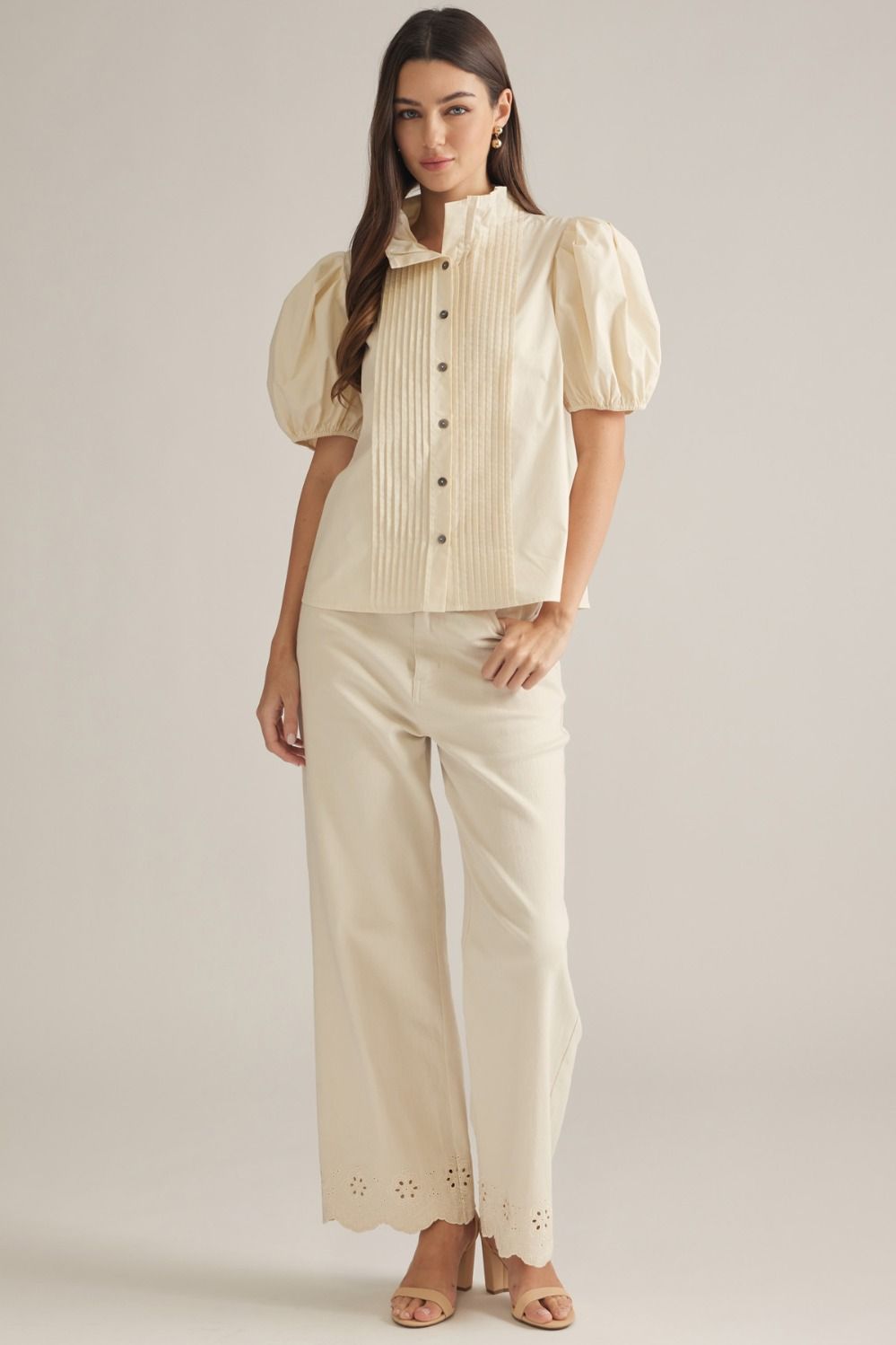 PREORDER Margaret Blouse (ecru)