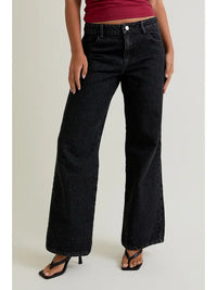 Late Nights Black Denim Pants