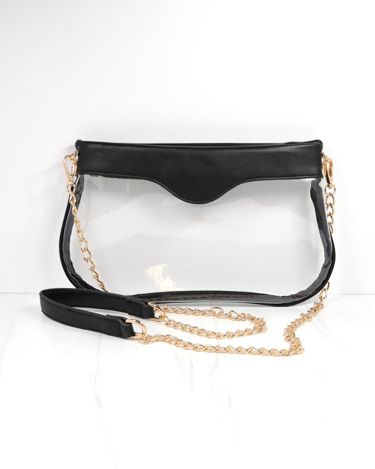 Madi Clear Crossbody BLACK