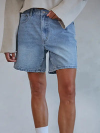 Denim Bermuda Shorts