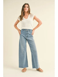 Marine Fit Wide Leg Pants (denim)