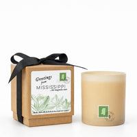Greetings From Mississippi “The Magnolia State” Candle