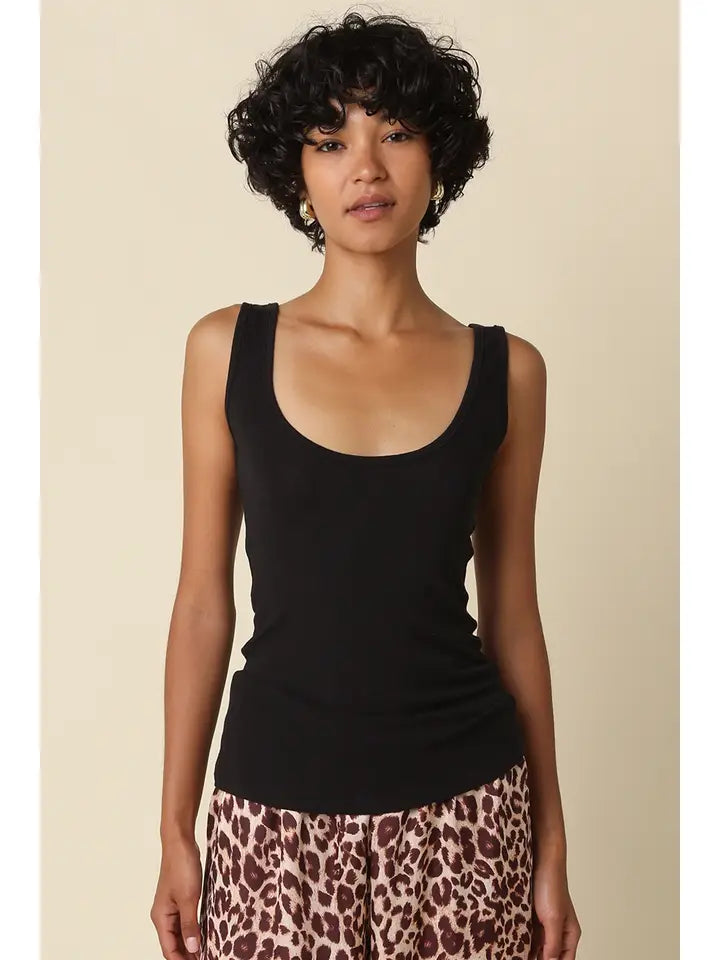 Townes Rib Tank( black)
