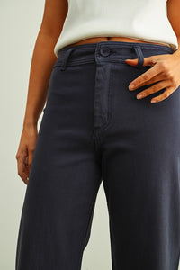 Marine Fit Wide Leg Pants (navy) - GEORGE-MARY'S