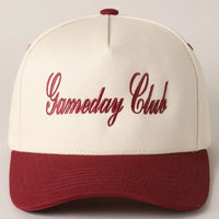 Gameday Script Hat (burgundy)