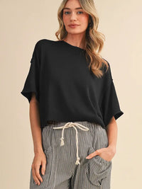 Charlie Knit Top (black)