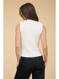 Cable Sweater Vest