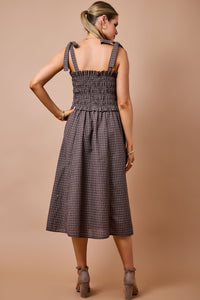 Wylie Plaid Maxi Dress