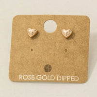 Mini Heart Stud Earrings