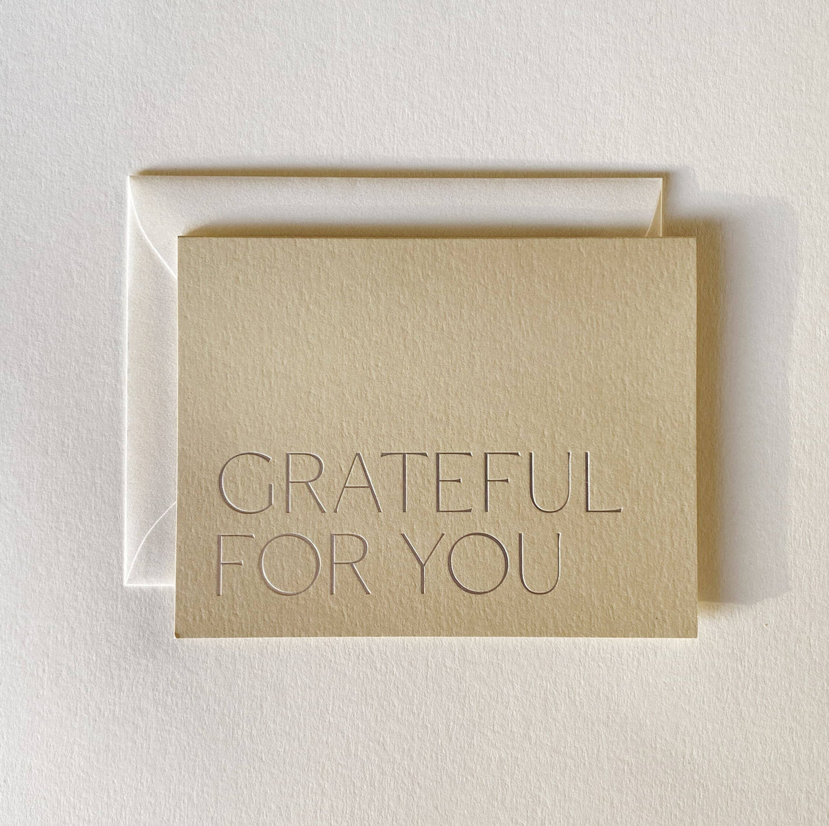 Grateful For You No. 21 Card (2 colors)