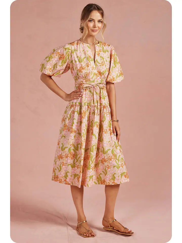 Meadow Puff Sleeve Dress - GEORGE-MARY'S