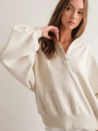 BEST SELLER College Prep Sweatshirt (cream) - GEORGE-MARY'S