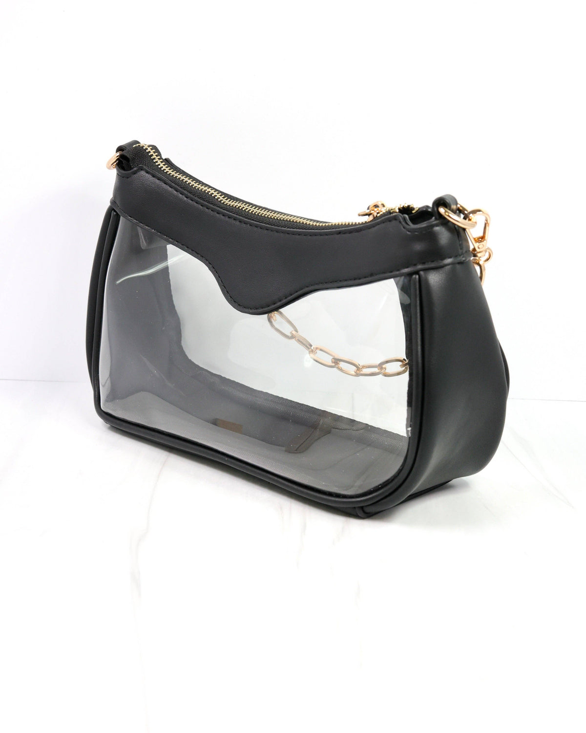 Cassidy Clear Crossbody BLACK