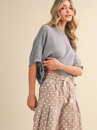Charlie Knit Top (heather)