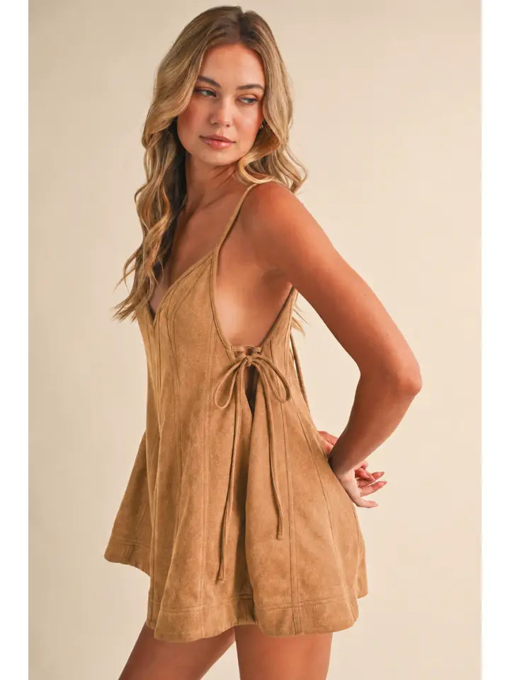 Reeves Suede Jumper (camel)