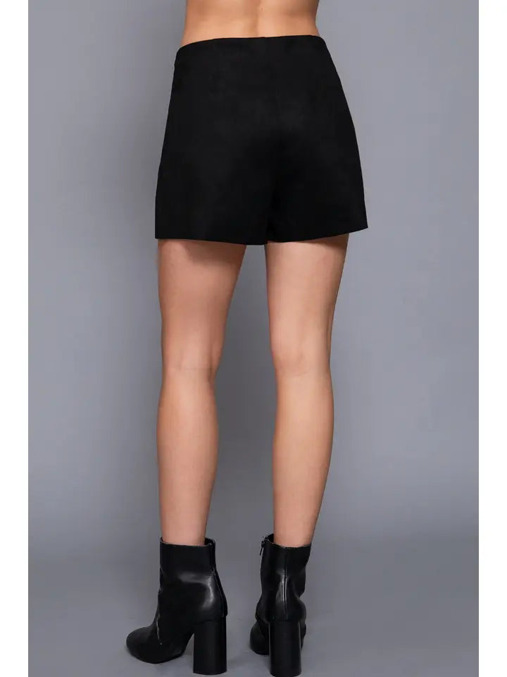 Suede Skort (black)