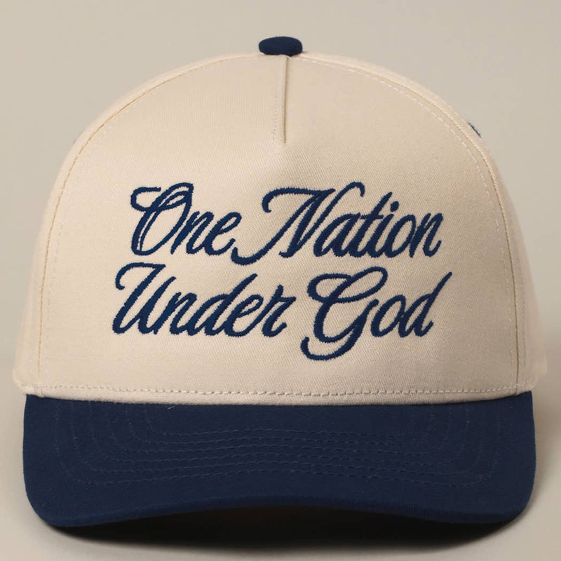 One Nation Under God Trucker Hat ( 3 colors)